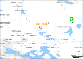 map of Täfteå