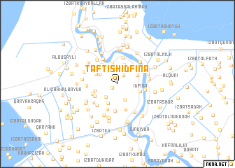 map of Taftîsh Idfîna