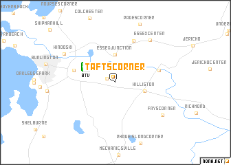 map of Tafts Corner