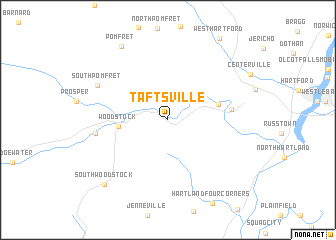 map of Taftsville