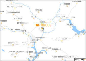 map of Taftville