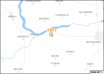 map of Taft