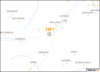 map of Taft