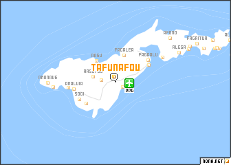 map of Tafunafou