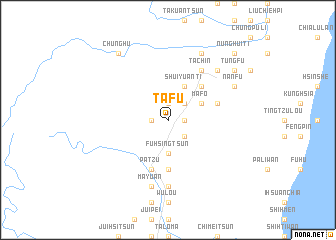 map of Ta-fu