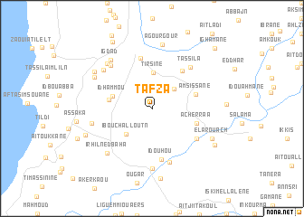 map of Tafza