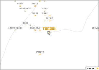 map of Tagaal