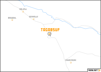 map of Tagāb Şūf