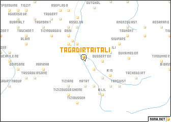 map of Tagadirt Aït Ali