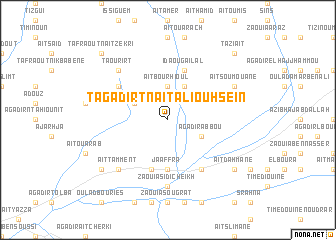 map of Tagadirt nʼAït Ali Ou Hseïn