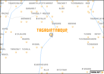 map of Tagadirt nʼBour