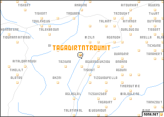 map of Tagadirt nʼ Troumit