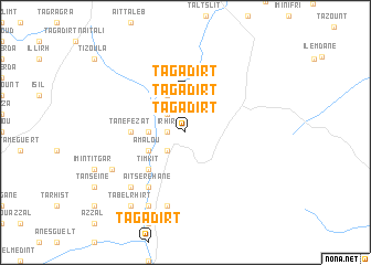 map of Tagadirt