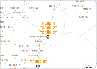 map of Tagadirt