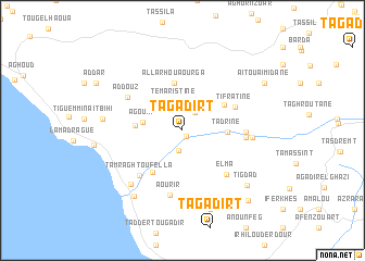 map of Tagadirt