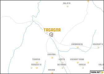 map of Tagagna