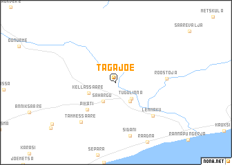 map of Tagajõe