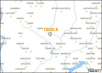 map of Tagala