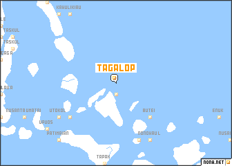 map of Tagalop