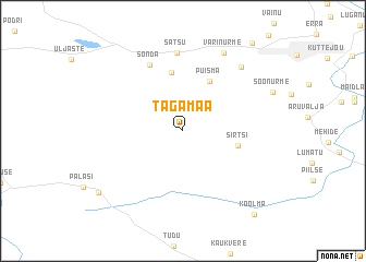 map of Tagamaa