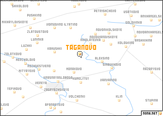 map of Taganovo