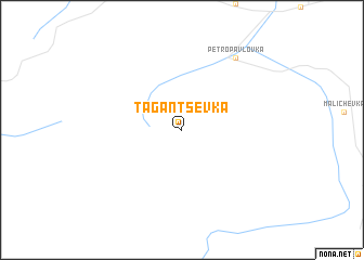 map of Tagantsevka