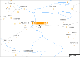 map of Taganurga