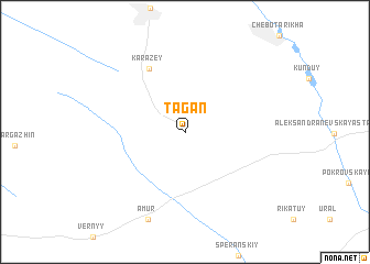 map of Tagan