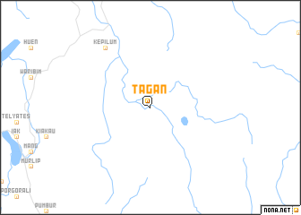 map of Tagan