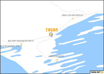map of Tagan