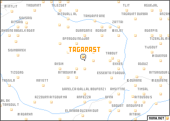 map of Tagarast