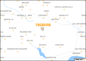 map of Tagarina