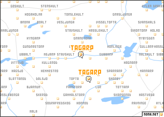 map of Tågarp