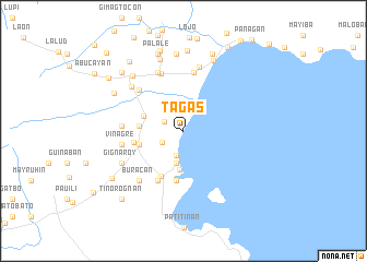 map of Tagas