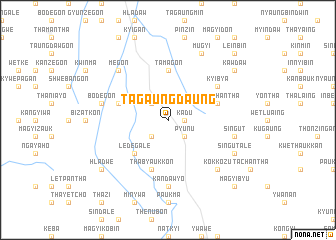 map of Tagaungdaung