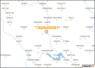 map of Tagaungnet