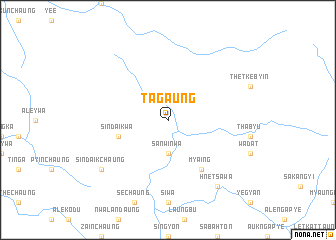 map of Tagaung