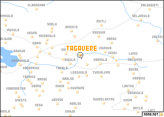 map of Tagavere