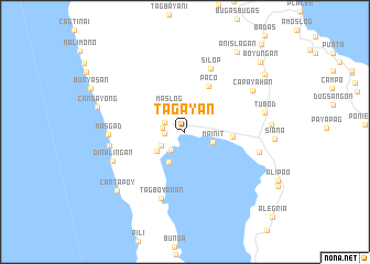 map of Tagayan