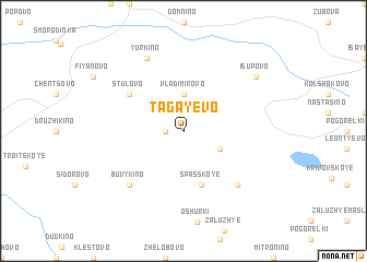 map of Tagayevo