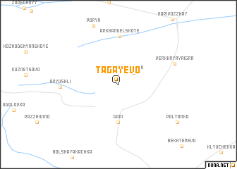 map of Tagayevo