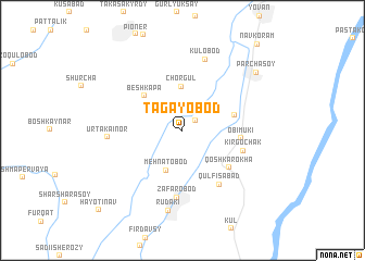 map of Tagayobod
