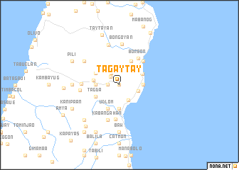 map of Tagaytay