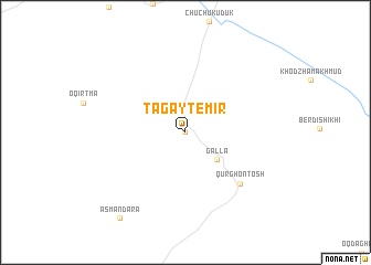 map of Tagaytemir