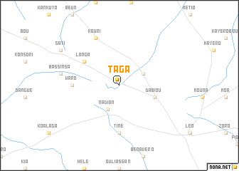 map of Taga