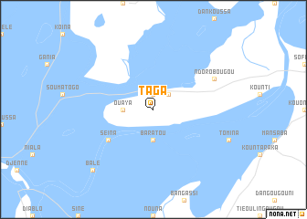 map of Taga