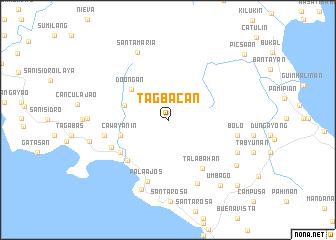 map of Tagbacan