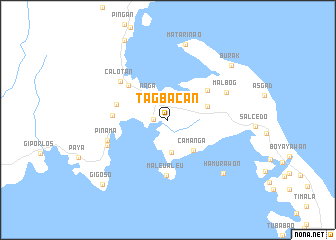 map of Tagbacan