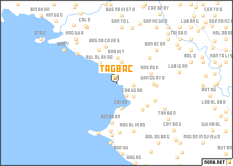 map of Tagbac