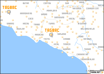 map of Tagbac